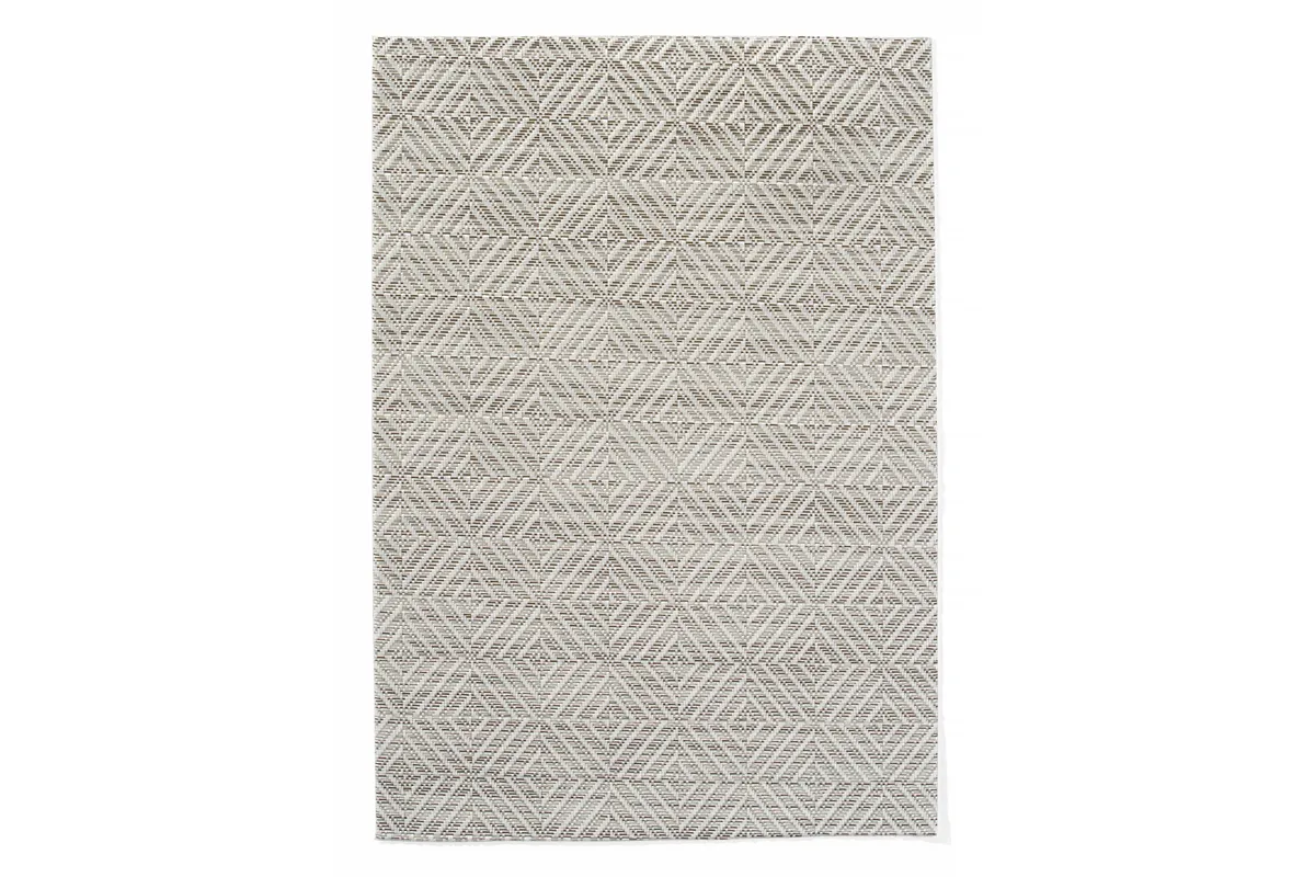 Podkładka na stół, wzory geometryczne – zestaw, srebrny, 6 szt., 450x300mm Hendi 597941