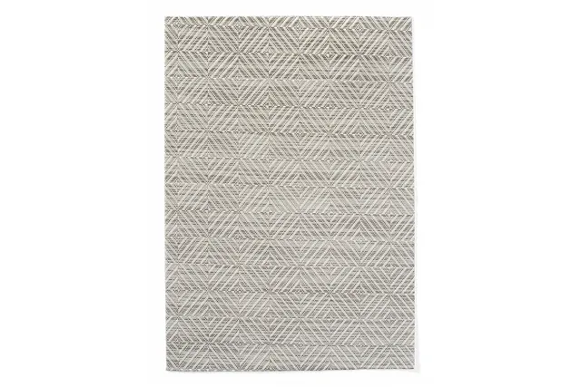 Podkładka na stół, wzory geometryczne – zestaw, srebrny, 6 szt., 450x300mm Hendi 597941