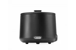 Kociołek do zupy UNIQ, 8L, czarny, 220-240V/500W, ⌀365x325mm Hendi 860526