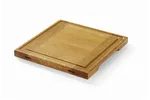 Deska dębowa do serwowania, 270x270x20mm, Prostokątny Hendi 505472