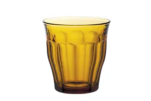 Szklanka PICARDIE AMBER, 0,25L, pomarańczowy, 6 szt., ⌀87x90mm Duralex 1027DB06D1111