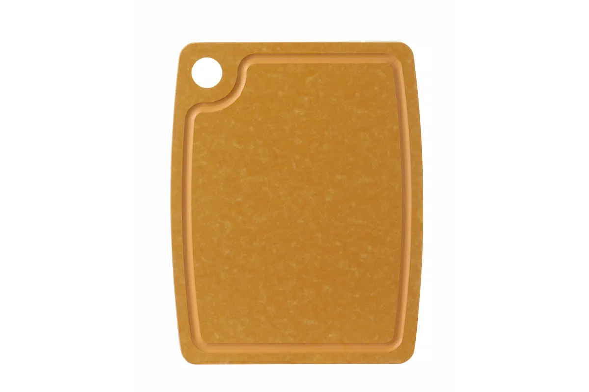 Deska do krojenia z włókna drzewnego, brązowy, 370x275x6mm Hendi 505731