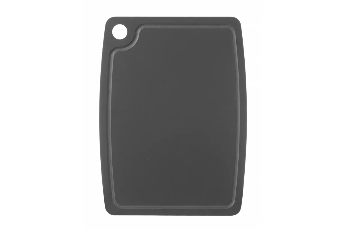 Deska do krojenia z włókna drzewnego, czarny, 370x275x6mm Hendi 505762
