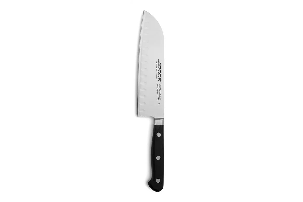 Nóż Santoku ze szlifem kulowym, seria ÓPERA, czarny, 303mm Arcos 226600