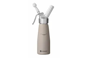 Syfon do bitej śmietany, 0,5L, Taupe, ⌀80x260mm Hendi 975893