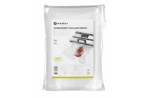 Worki moletowane do gotowania sous vide, do pakowarek listwowych i komorowych, 100 szt., 200x300mm Hendi 971406