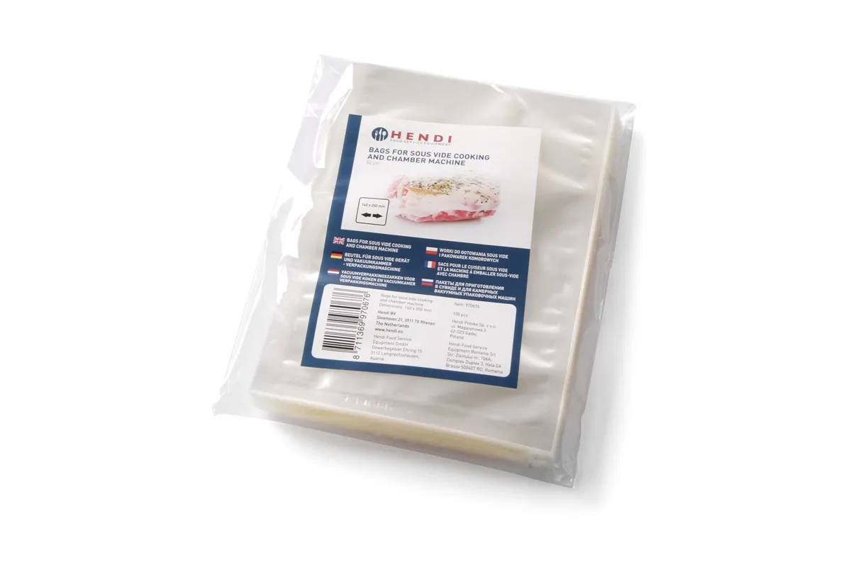 Worki do gotowania sous vide do pakowarek komorowych, 100 szt., 250x350mm Hendi 971352