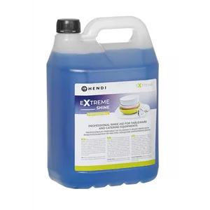 Extreme Shine  preparat do płukania o właściwościach nabłyszczających do naczyń i urządzeń gastronomicznych 5 l Hendi 975022