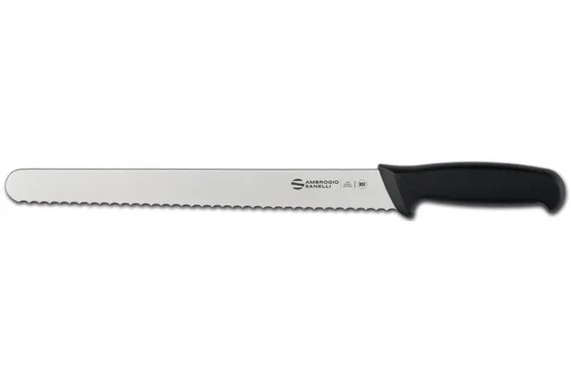 Nóż do pieczywa Supra, ząbkowane ostrze, 420mm Ambrogio Sanelli S363.028