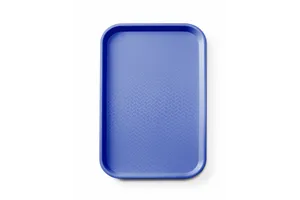 Taca fast food z polipropylenu GN 1/1, GN 1/1, niebieski, 530x325x20mm, Prostokątny AmerBox 878569