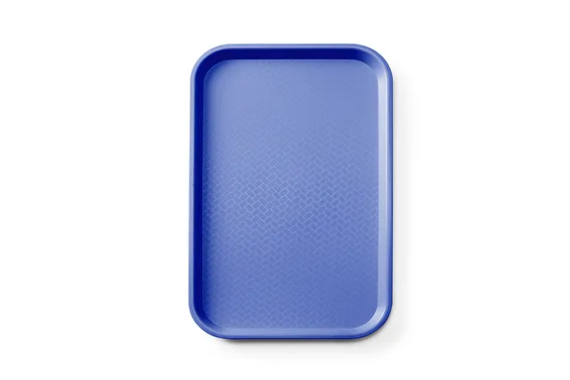 Taca fast food z polipropylenu GN 1/1, GN 1/1, niebieski, 530x325x20mm, Prostokątny AmerBox 878569