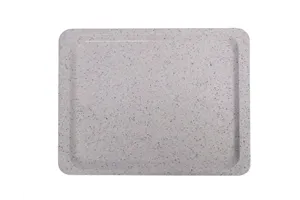Taca poliestrowa do restauracji samoobsługowych, GN 1/1, granitowy, 530x325mm, Prostokątny AmerBox 876619