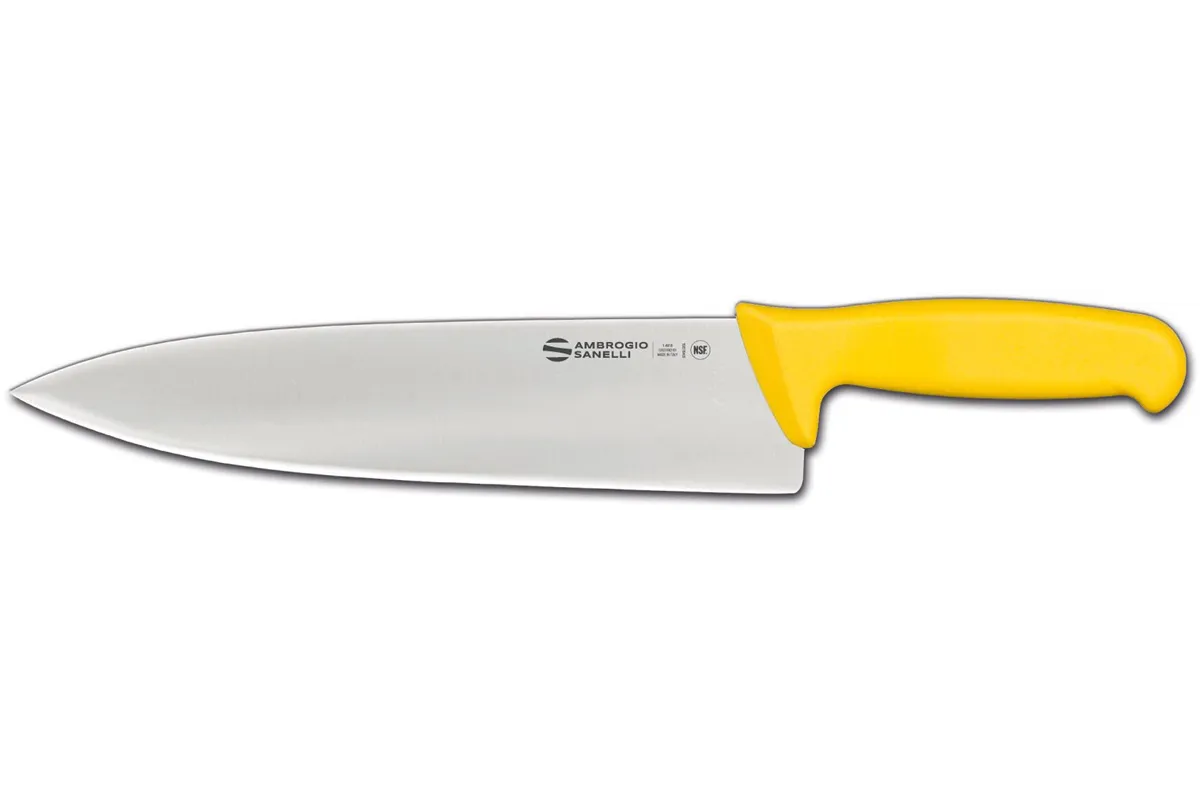 Nóż rzeźniczy Supra Colore, żółty, 410mm Ambrogio Sanelli S349.026Y