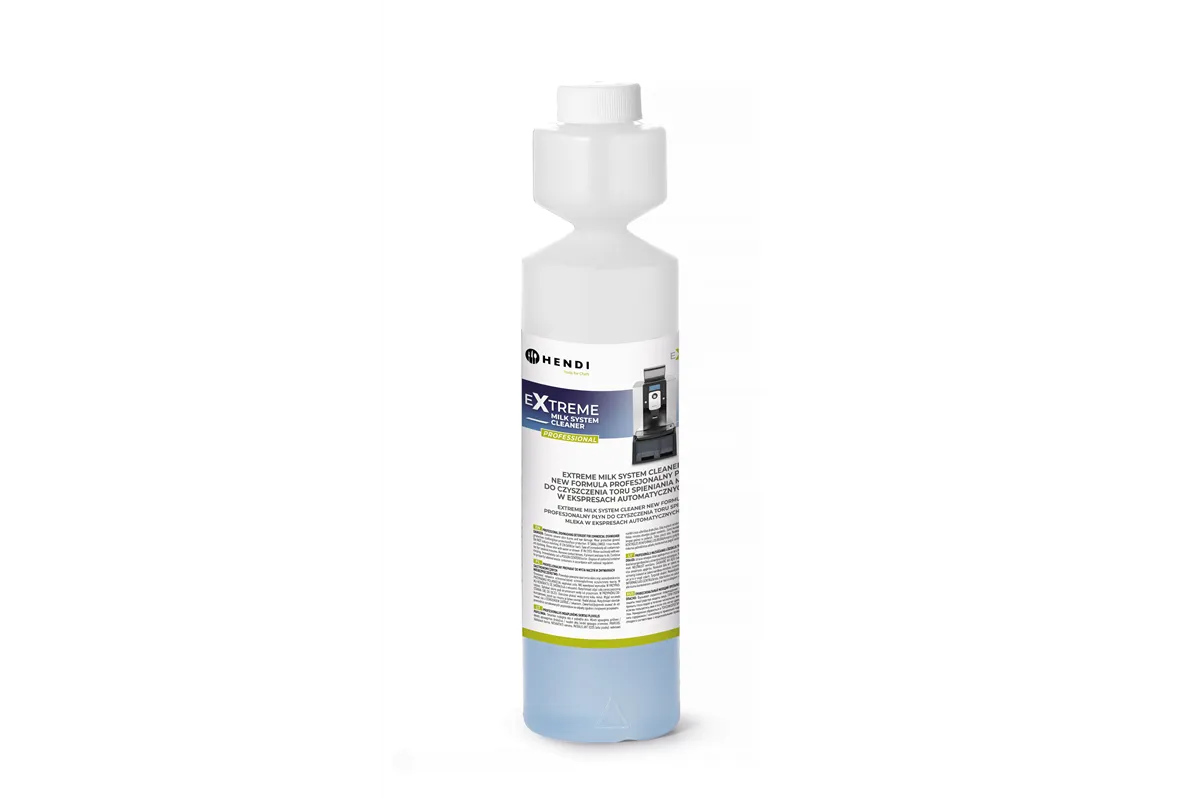 Extreme Milk System Cleaner New Formula płyn do czyszczenia toru spieniania mleka w ekspresach automatycznych 0,25l Hendi 976661