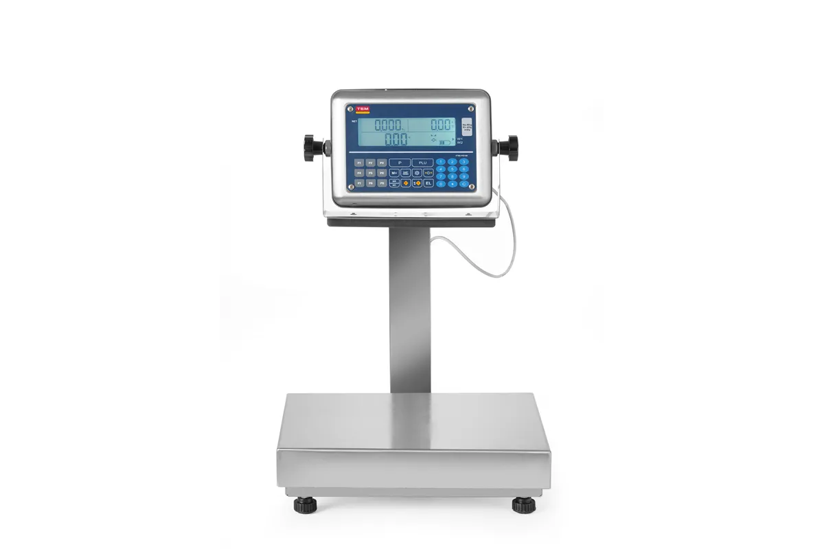 Waga platformowa LCD z wysięgnikiem i z legalizacją, 60 kg, 342x386x534mm Tem BE2TP028X035060