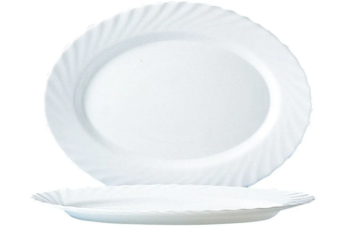 Półmisek owalny Trianon, 350 mm, biały, 350x240x26mm Arcoroc D6877