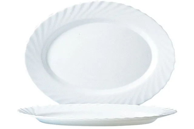 Półmisek owalny Trianon, 350 mm, biały, 350x240x26mm Arcoroc D6877