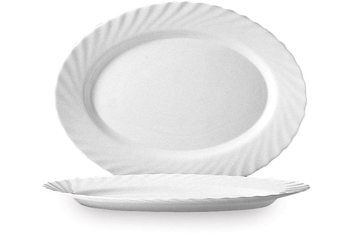 Półmisek owalny Trianon, 290 mm, biały, 290x214x22mm Arcoroc D6891