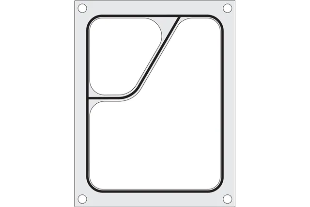 Matryca do zgrzewarki CDS-01, 227x178mm, dwudzielna COLT CAS 805381