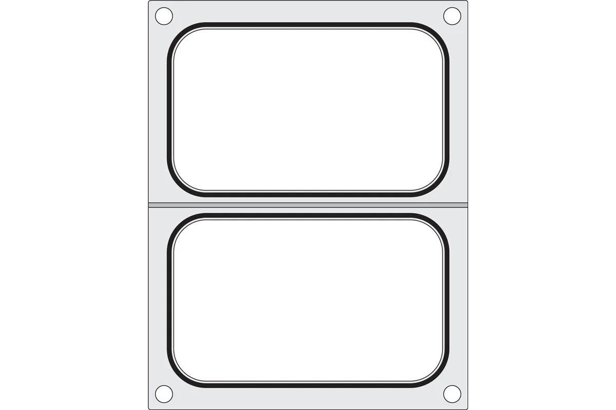 Matryca do zgrzewarki Manupack 190, na dwie tacki 178x113 mm Hendi 805688