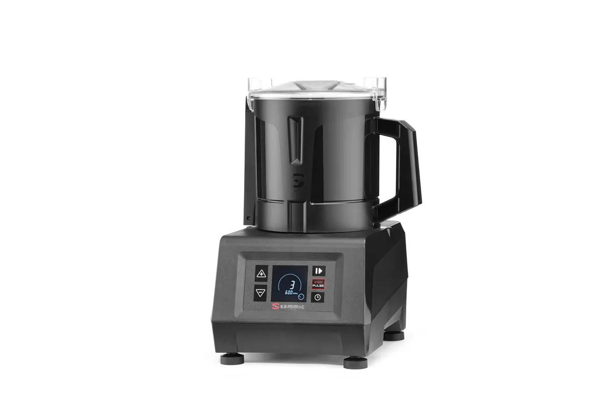 Kuter-emulgator o zmiennej prędkości Compact Line KE-4V Ultra, czarny, 252x309x434mm Sammic 1051000