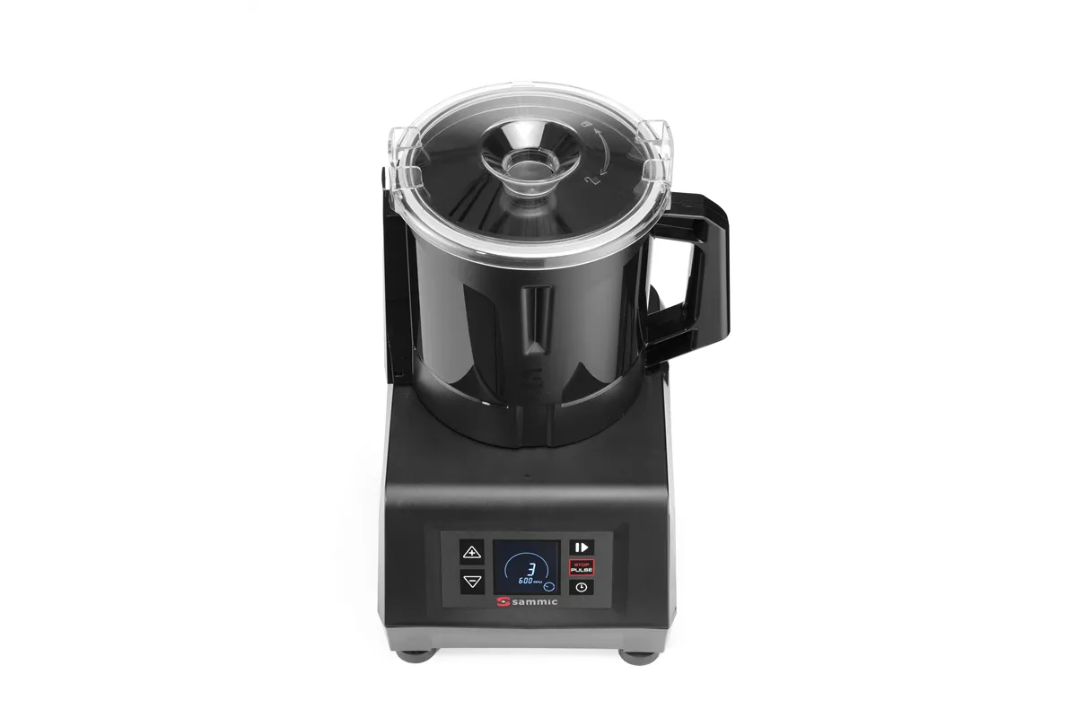 Kuter-emulgator o zmiennej prędkości Compact Line KE-4V Ultra, czarny, 252x309x434mm Sammic 1051000