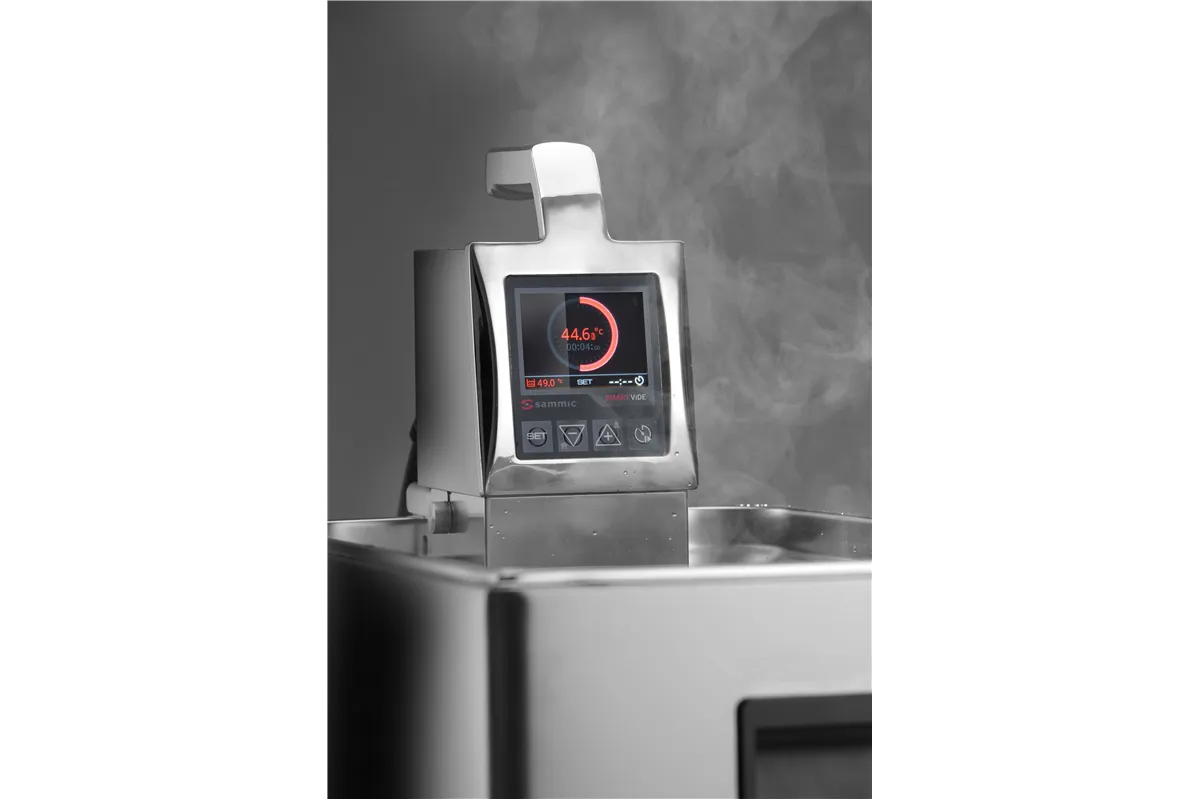 Cyrkulator zanurzeniowy do gotowania sous vide SmartVide 9 , srebrny, 230V/2000W, 124x140x360mm Sammic 1180140