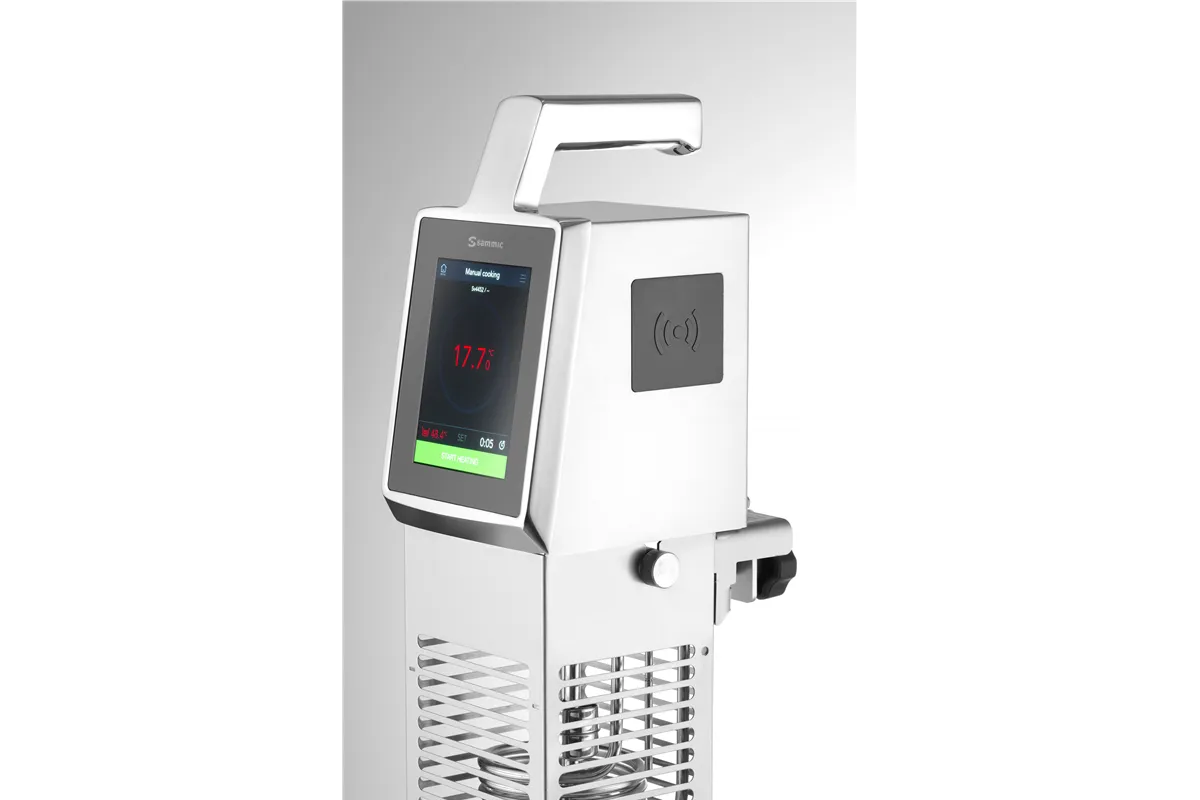 Cyrkulator zanurzeniowy do gotowania sous vide SmartVide X, srebrny, 230V/2000W, 125x148x385mm Sammic 1180160