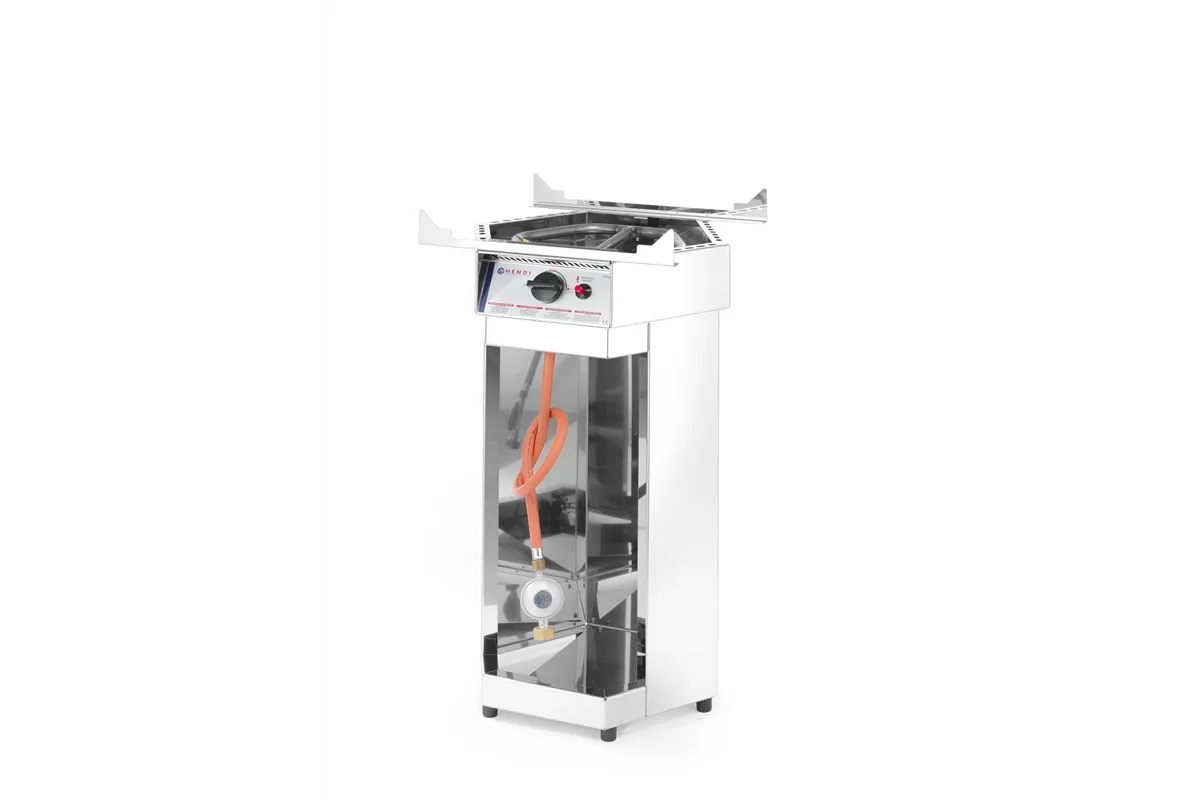 Grill gazowy Fiesta 600, 4,8kW, 600x600x870mm Hendi 146002