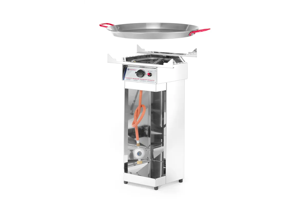 Grill gazowy Fiesta 600, 4,8kW, 600x600x870mm Hendi 146002