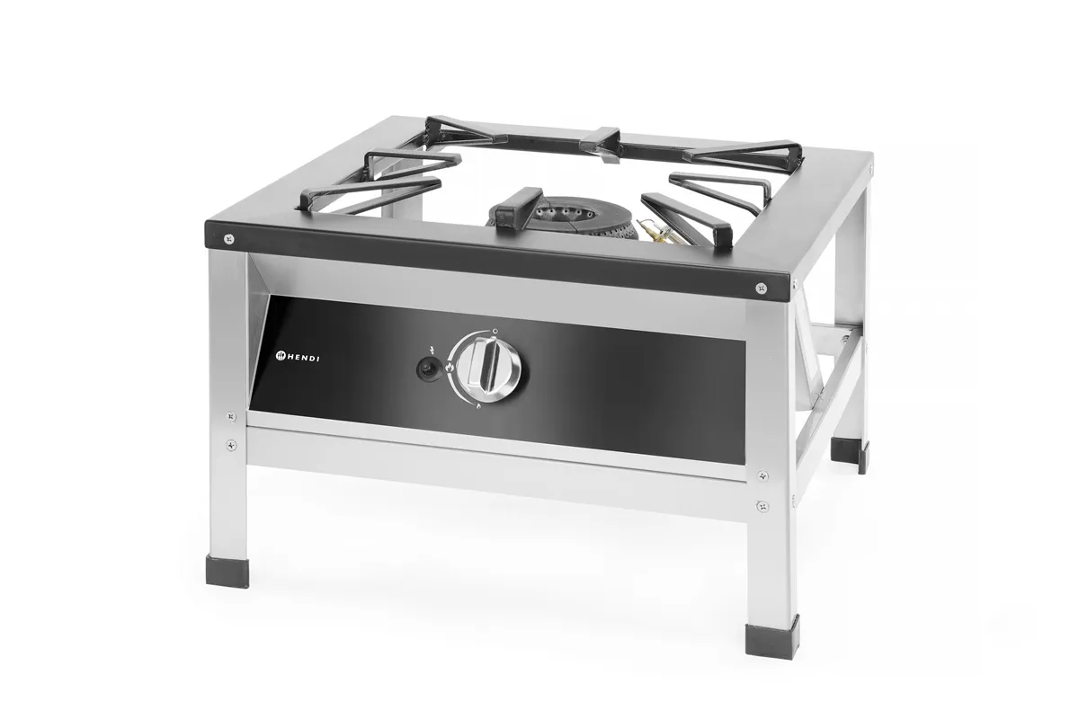 Taboret gazowy XL, Kitchen Line, 10,8kW, 580x650x400mm Hendi 147276