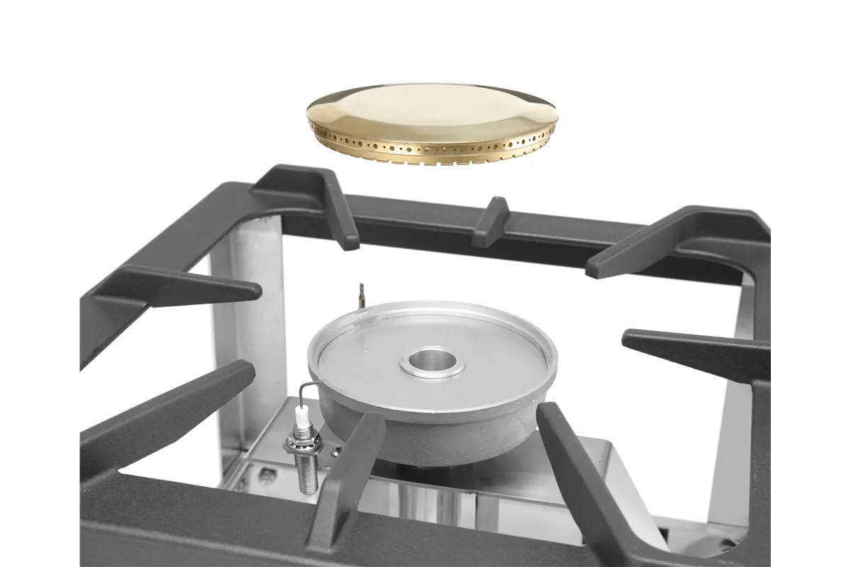 Taboret gazowy, Kitchen Line, 6kW, 400x440x390mm Hendi 147801