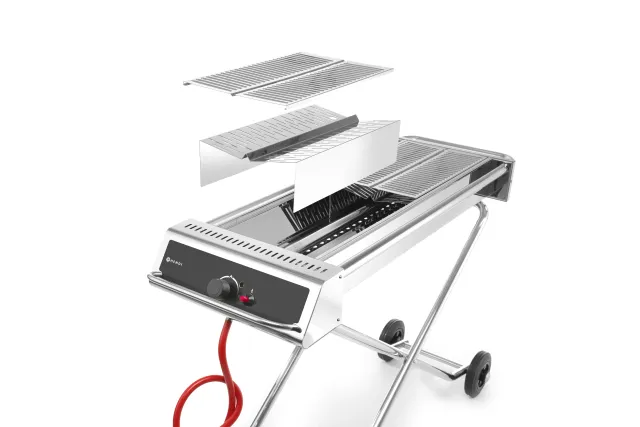 Grill gazowy Xenon Pro, 7,5kW, 1120x410x900mm Hendi 148105