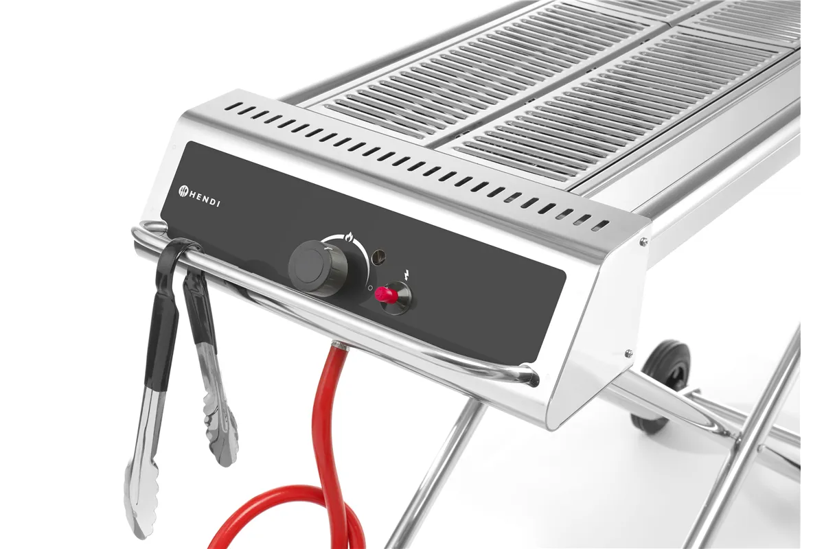 Grill gazowy Xenon Pro, 7,5kW, 1120x410x900mm Hendi 148105