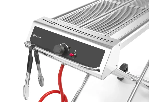 Grill gazowy Xenon Pro, 7,5kW, 1120x410x900mm Hendi 148105