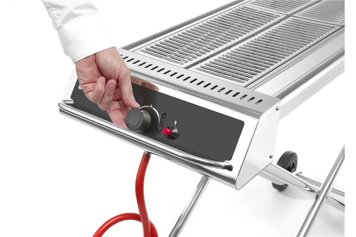 Grill gazowy Xenon Pro, 7,5kW, 1120x410x900mm Hendi 148105