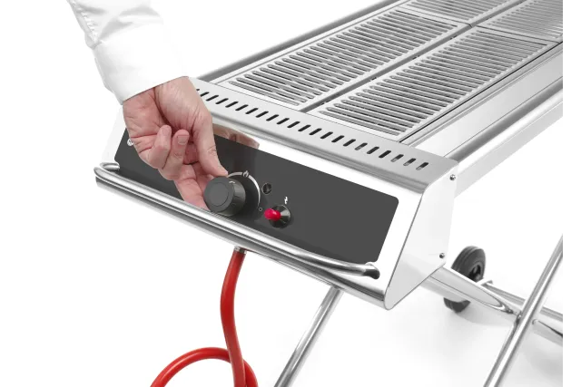 Grill gazowy Xenon Pro, 7,5kW, 1120x410x900mm Hendi 148105