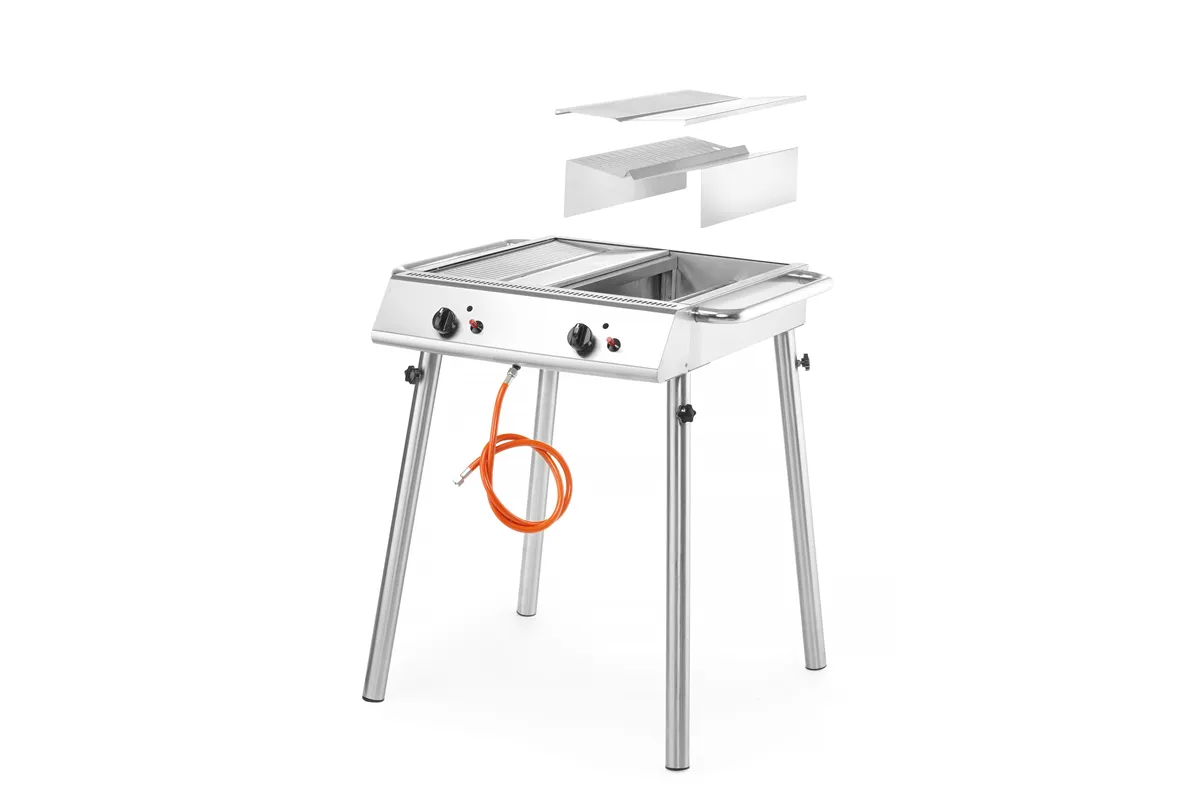 Xantos Grill gazowy, 9,5kW, 770x710x870mm Hendi 148624