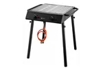 Xantos Black Grill gazowy, czarny, 9,5kW, 770x710x870mm Hendi 148631