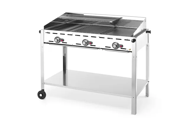 Grill Green Fire 3-palnikowy, Profi Line, 17,4kW, 1078x612x825mm Hendi 149591 Grill Green Fire 3-palnikowy, Profi Line, 17,4kW, 1078x612x825mm Hendi 149591