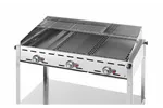 Grill Green Fire 3-palnikowy, Profi Line, 17,4kW, 1078x612x825mm Hendi 149591