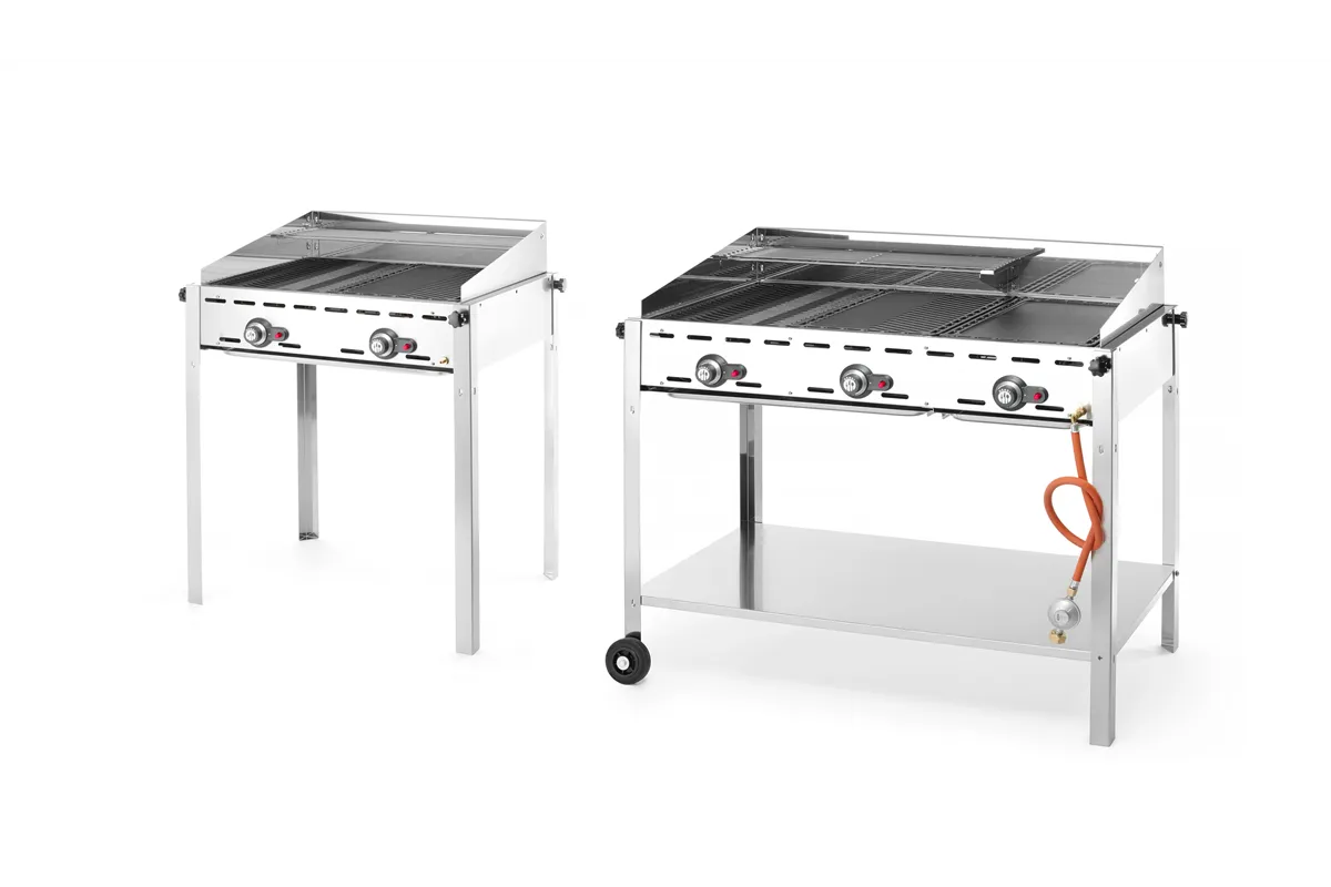 Grill Green Fire 3-palnikowy, Profi Line, 17,4kW, 1078x612x825mm Hendi 149591