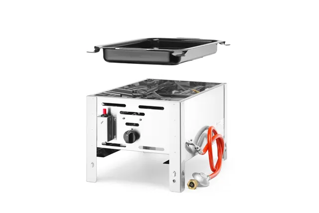 Patelnia gazowa Bake-Master Mini, 5,8kW, 340x540x300mm Hendi 154601