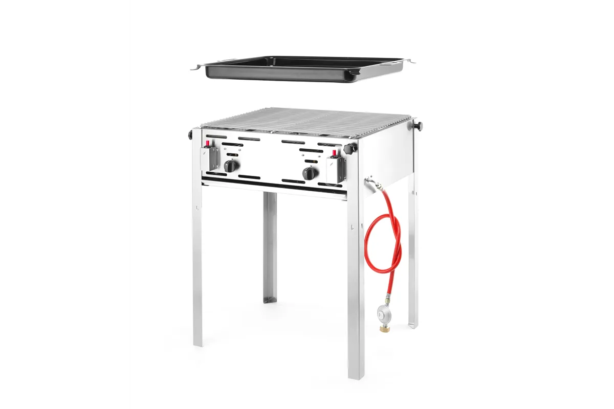 Grill gazowy Grill-Master Maxi, 11,6kW, 650x540x840mm Hendi 154717
