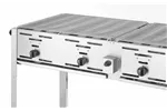 Grill gazowy Grill-Master Quattro, 22kW, 1330x600x920mm Hendi 154908