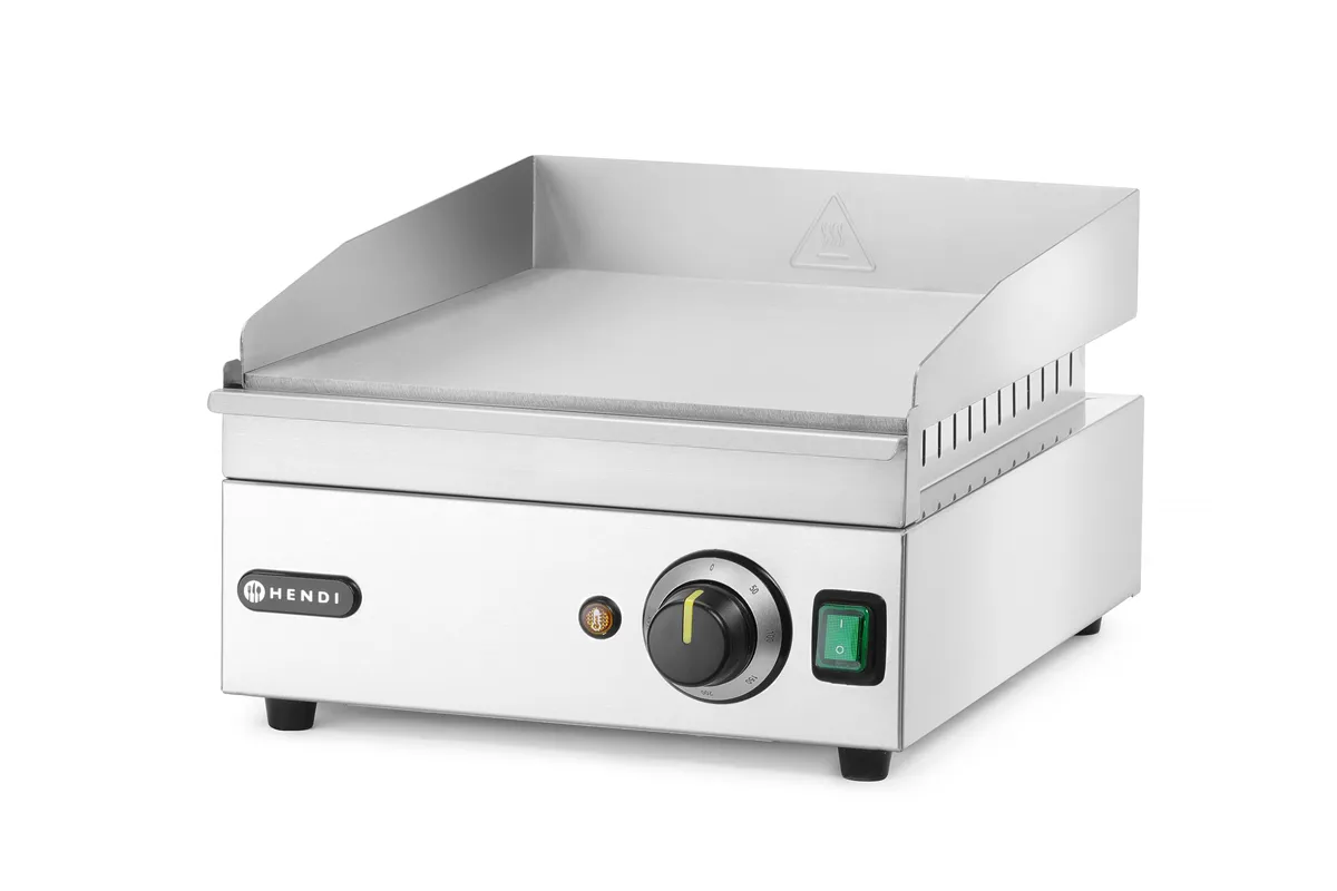 Płyta grillowa, Kitchen Line, gładka, 220-240V/2000W, 326x445x225mm Hendi 154922