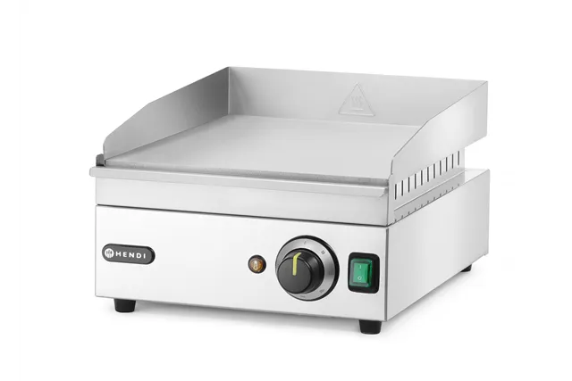 Płyta grillowa, Kitchen Line, gładka, 220-240V/2000W, 326x445x225mm Hendi 154922