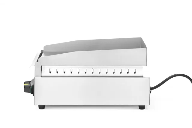 Płyta grillowa, Kitchen Line, gładka, 220-240V/2000W, 326x445x225mm Hendi 154922