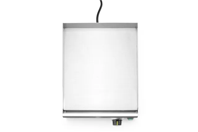 Płyta grillowa, Kitchen Line, gładka, 220-240V/2000W, 326x445x225mm Hendi 154922