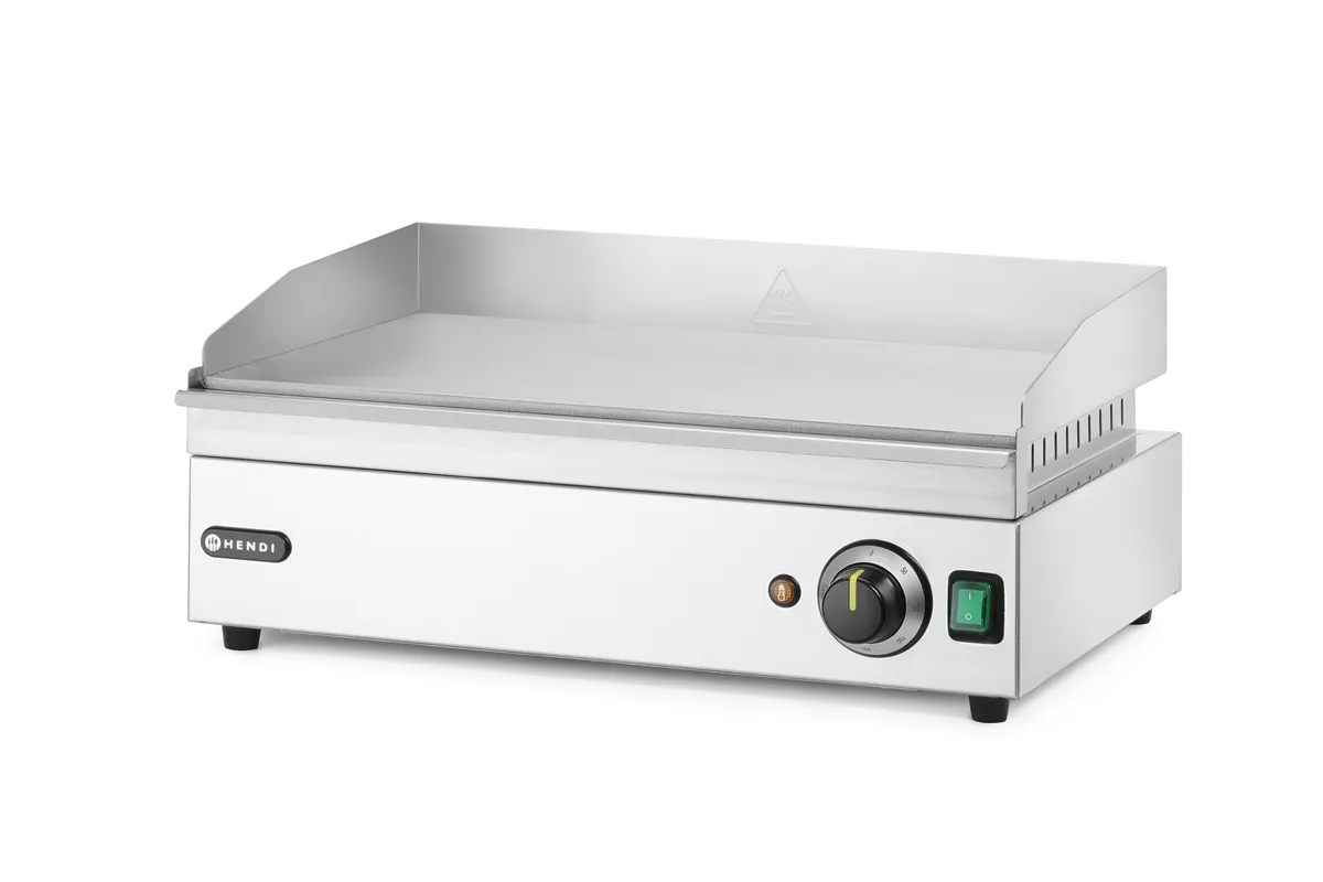 Płyta grillowa, Kitchen Line, gładka, 220-240V/2400W, 527x404x233mm Hendi 154939